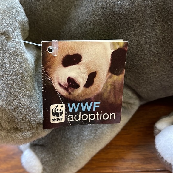 WWF Adoption ELEPHANT NEW Plush Animal Wild Republic Gray Grey NWT 15” - Picture 6 of 9